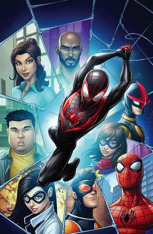 A linguagem visual do Spider-Verse