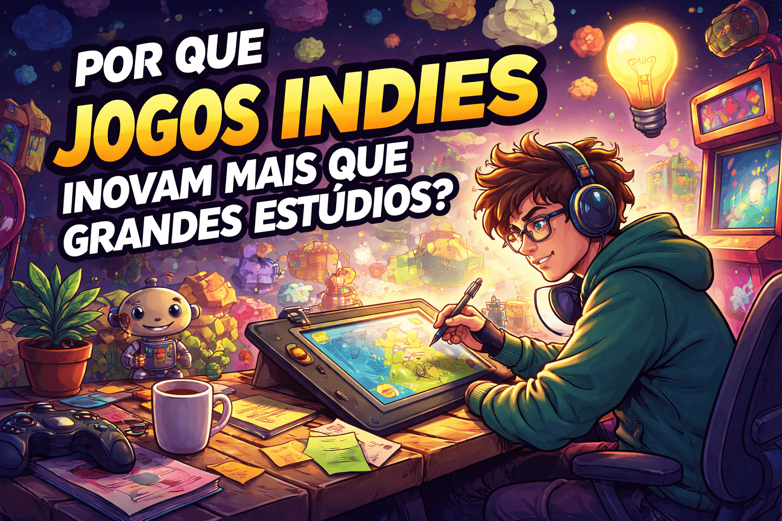Por que jogos indies inovam mais que grandes estúdios?