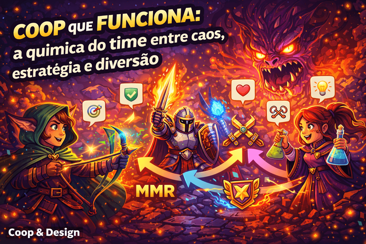 Coop que funciona: a química do time entre caos, estratégia e diversão